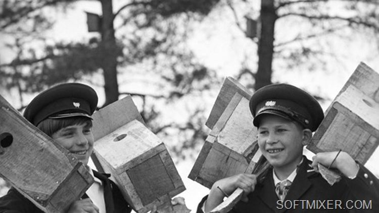 Во что одевались советские школьники школьник, школа, форма