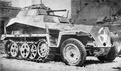 Послевоенное использование бронеавтомобилей и бронетранспортёров, созданных в нацистской Германии оружие
