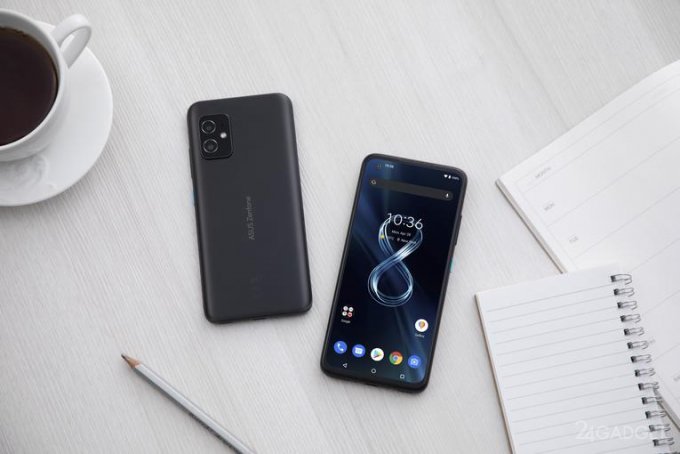 Оцените смартфон ASUS Zenfone 8 с «компактным» экраном диагональю 5,9 дюймов Zenfone, обеспечивает, смартфон, матрицей, памятью, устройства, экран, дюйма, модель, устройство, диафрагмой, части, датчик, верхней, поставляется, получает, левом, объемом, компании, также