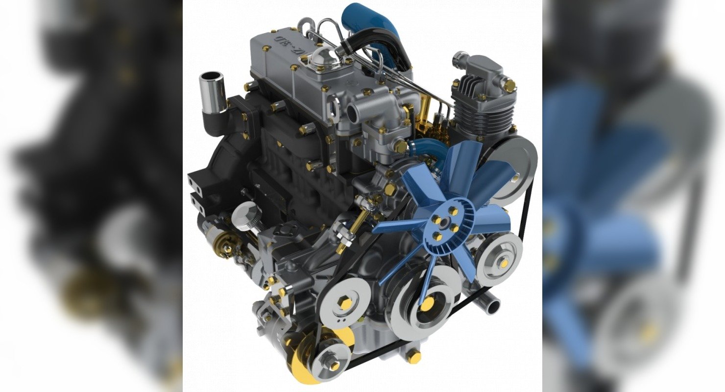 ММZ-3LD — уникальный компактный дизельный двигатель Технологии