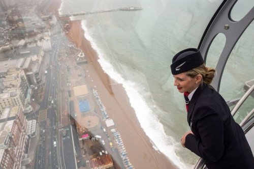 Смотровая площадка The British Airways i360 в Брайтоне (15 фото)