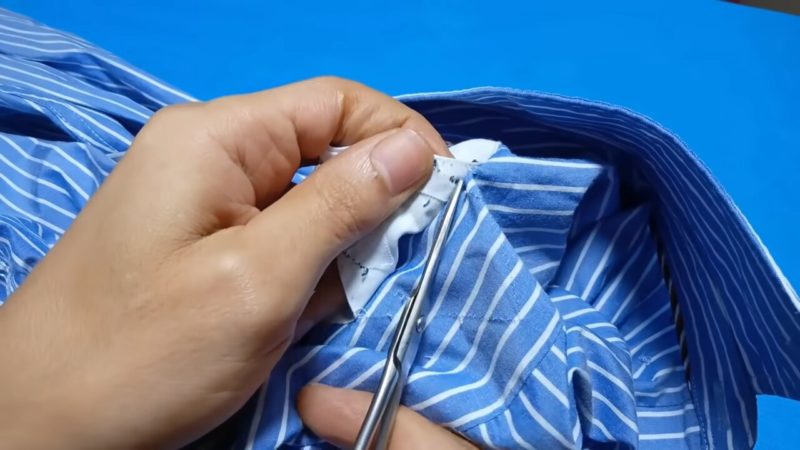 Как легко и просто зашить дырку на рубашке, даже если на ней есть рисунок ткани, одежде, рубашки, ткань, кусочек, дырки, вырезать, нитки, квадратик, заплатка, прочно, лицевой, утюга, чтобы, практически, дырку, можно, рисунком, Когда, изнанки