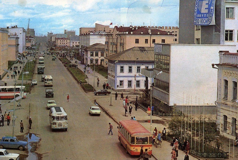 Якутск 1981 год, СССР, история, люди, фото