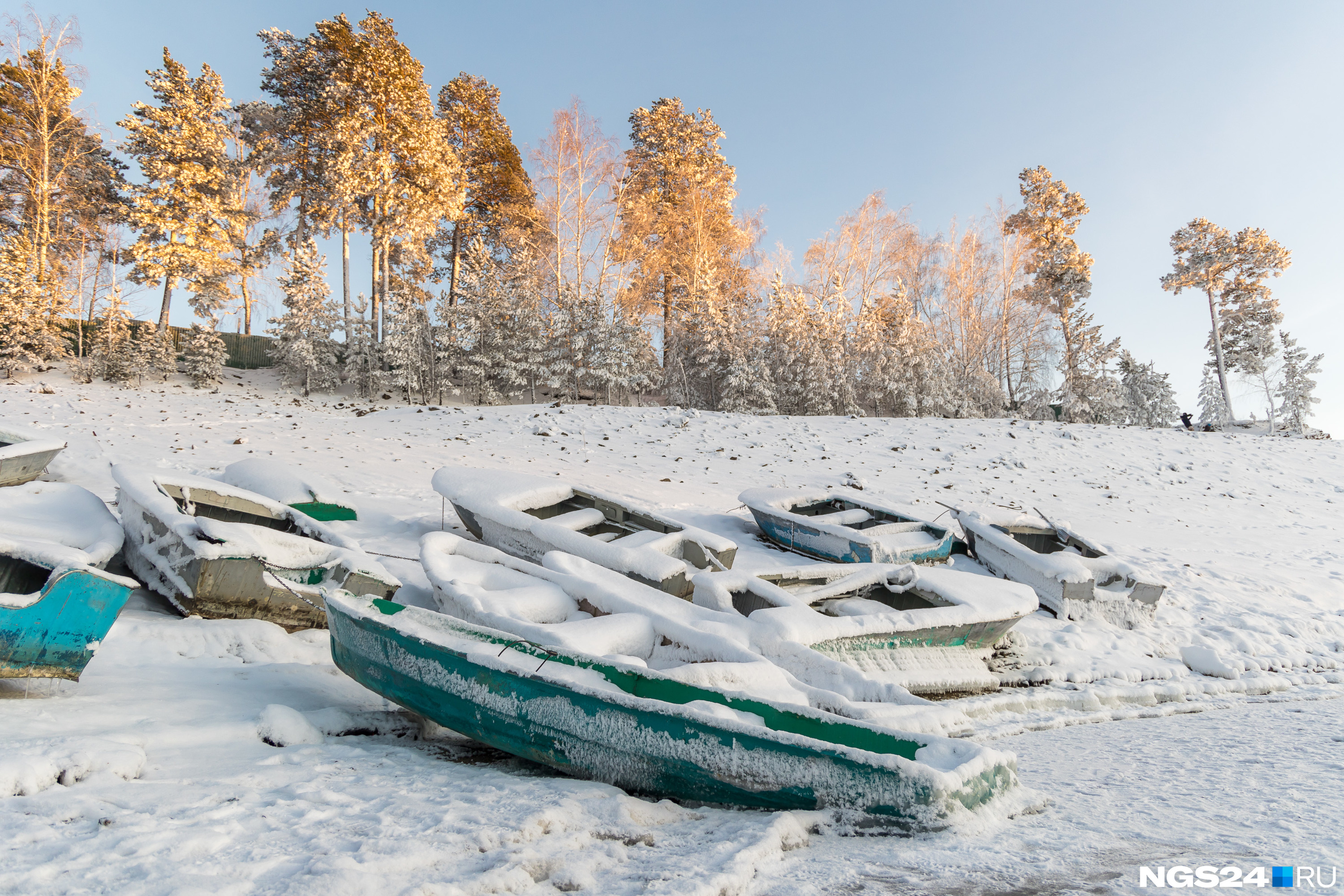 красноярское море зимой