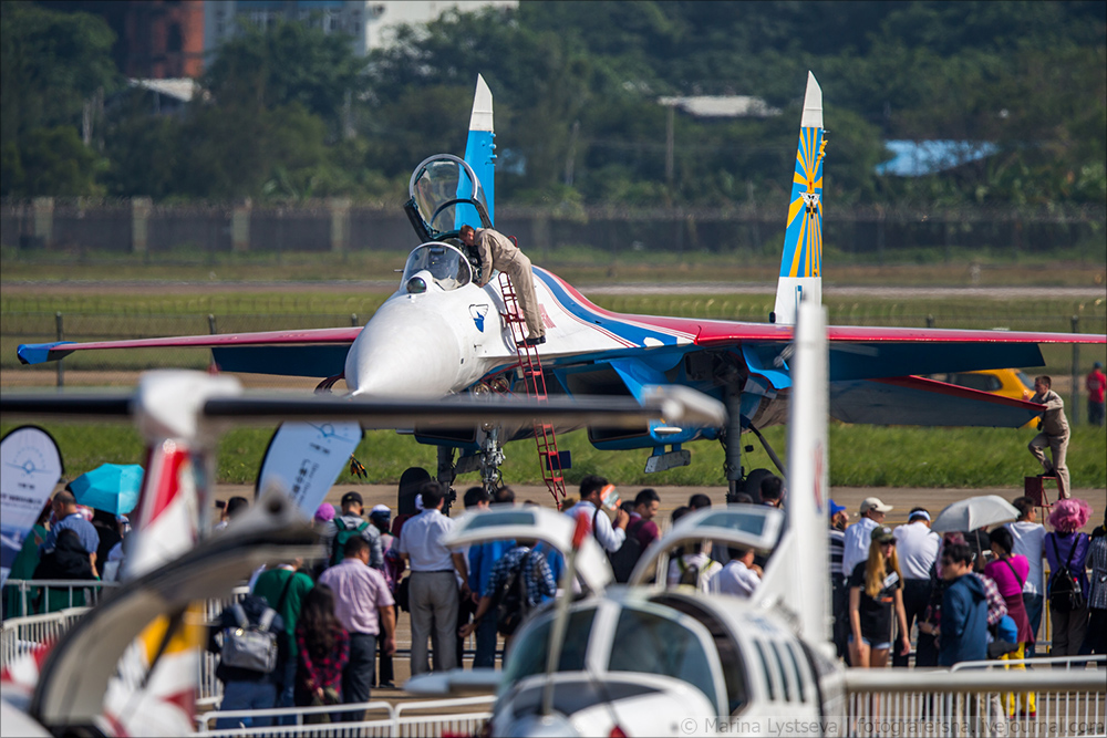 Русские витязи и Стрижи на China Airshow 2016