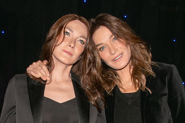 У Карлы Бруни появилась восковая музейная копия