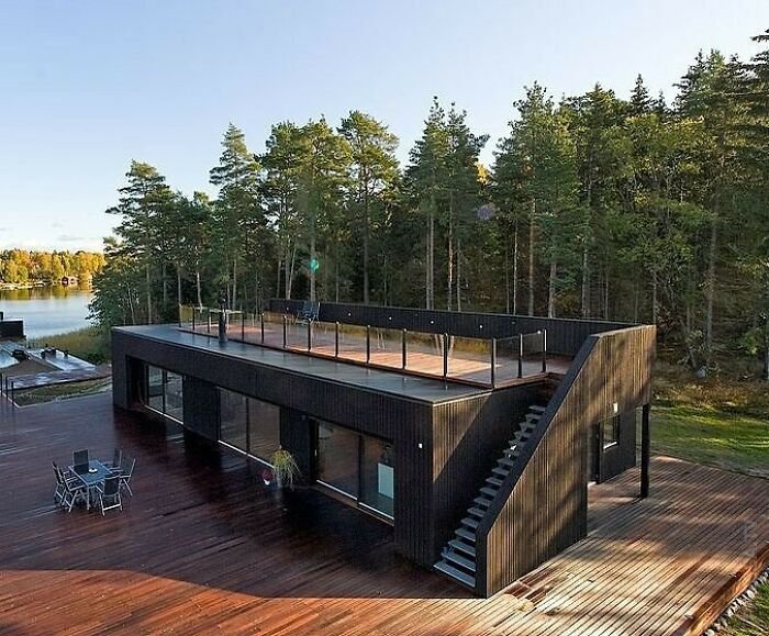 Креативные дома из морских контейнеров архитектура,идеи для дома,интерьер и дизайн