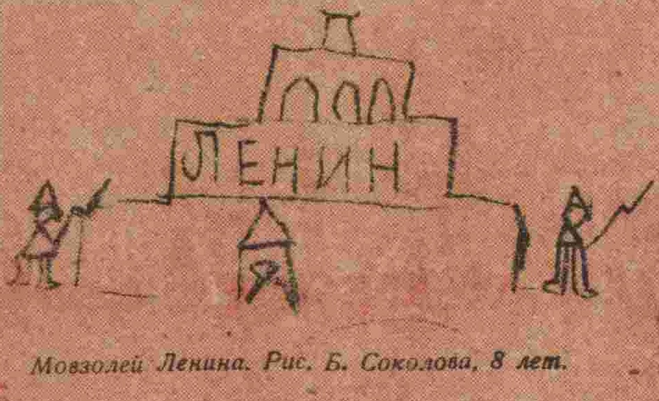 Детские рисунки ленина