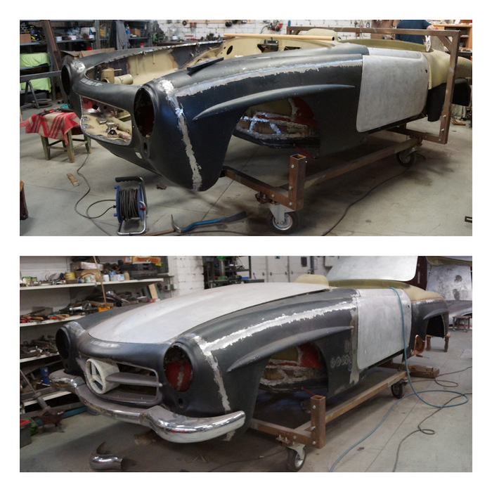 Реставрация Мерседес 190SL W121 Реставрация Мерседес 190SL W121 автосамоделки
