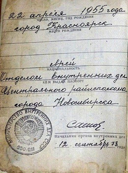 Зачем в советском паспорте указывали национальность 