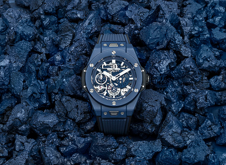 HUBLOT BIG BANG MECA-10 BLUE CERAMIC