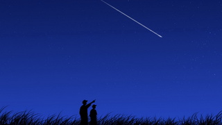 Звезда падает с неба / Фото: www.zastavki.com