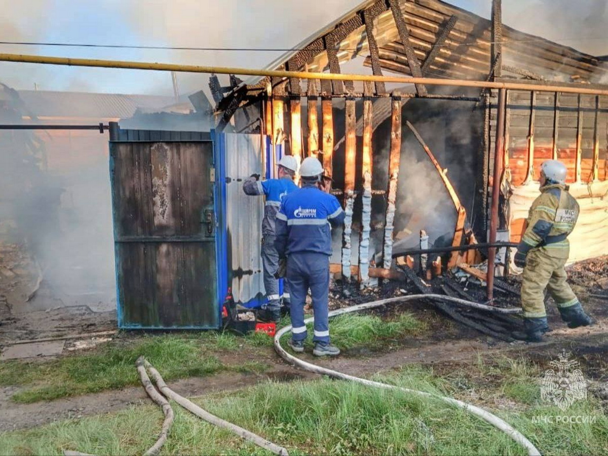 Трагедия в Шадринске: ранним утром пожар унес жизни двух человек