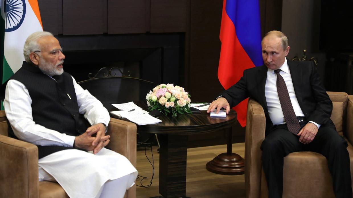 Путин провел беседу с премьером Индии Моди касательно военной операции в Донбассе