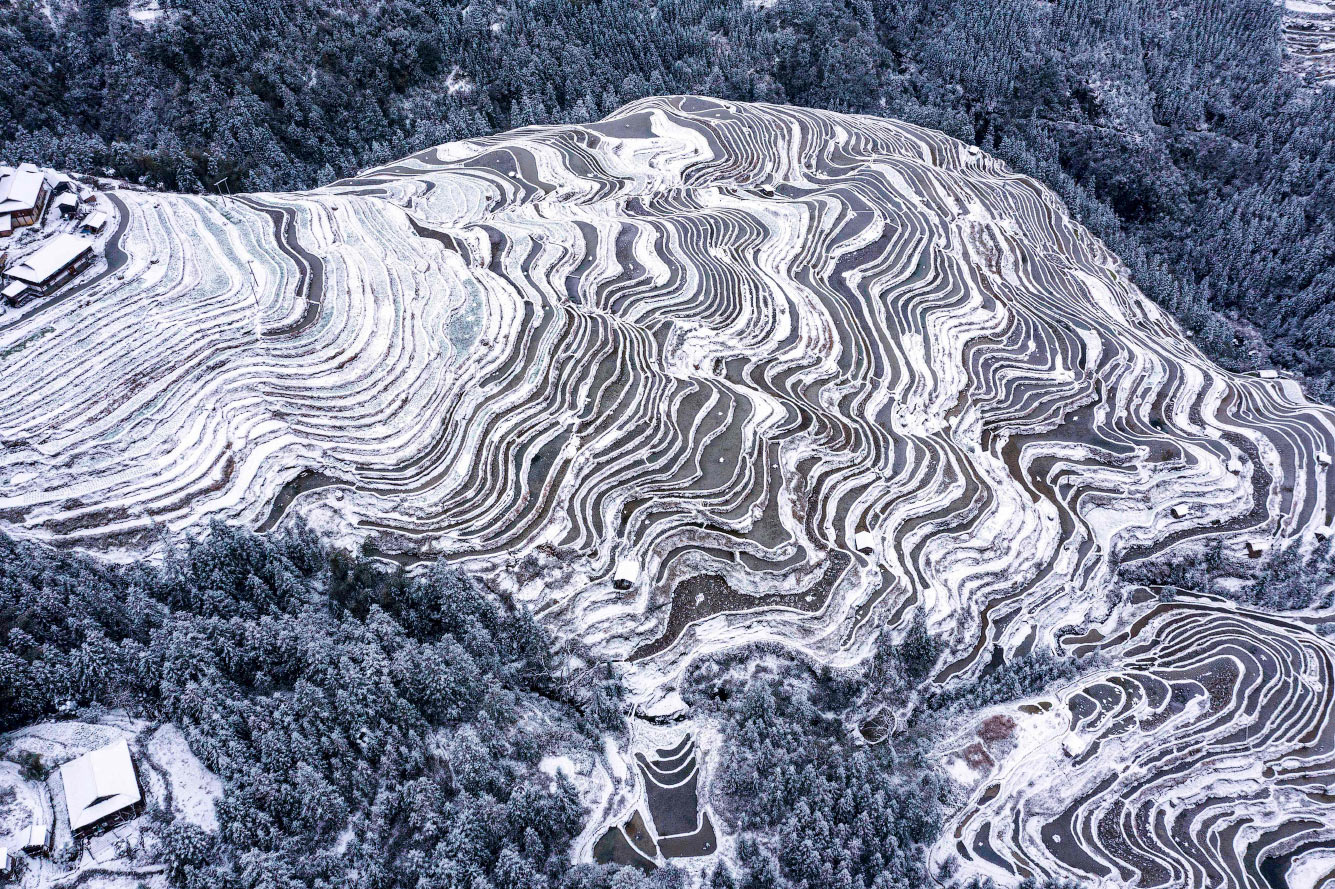 CHINA-WEATHER-SNOW