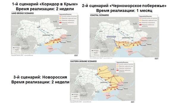 Сухопутный коридор в крым карта