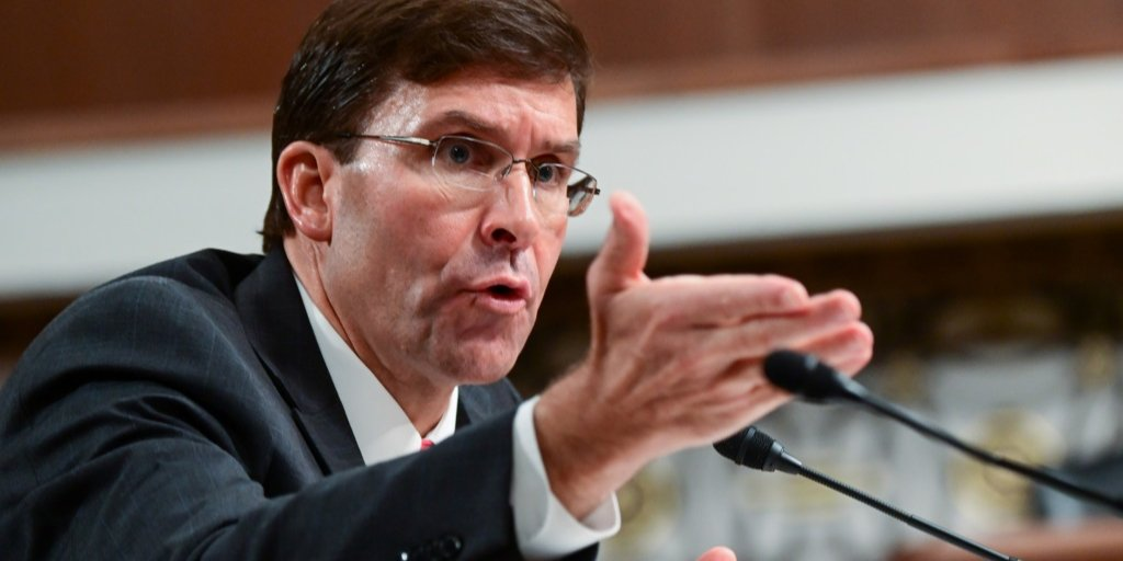 Марк Эспер, глава Департамента обороны США. Источник изображения: https://vk.com/denis_siniy
