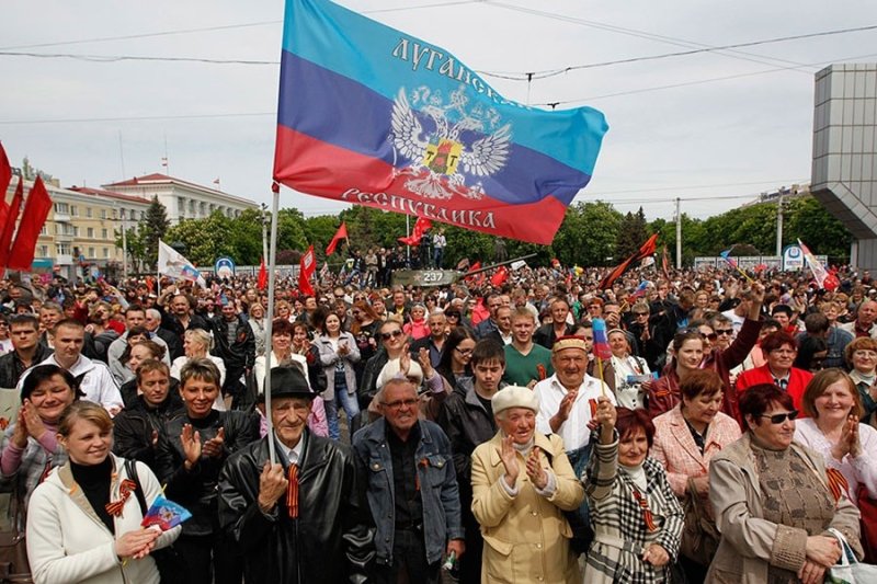 Флаг луганска фото