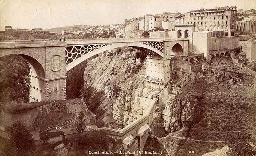 Мост Эль-Кантара, старая открытка