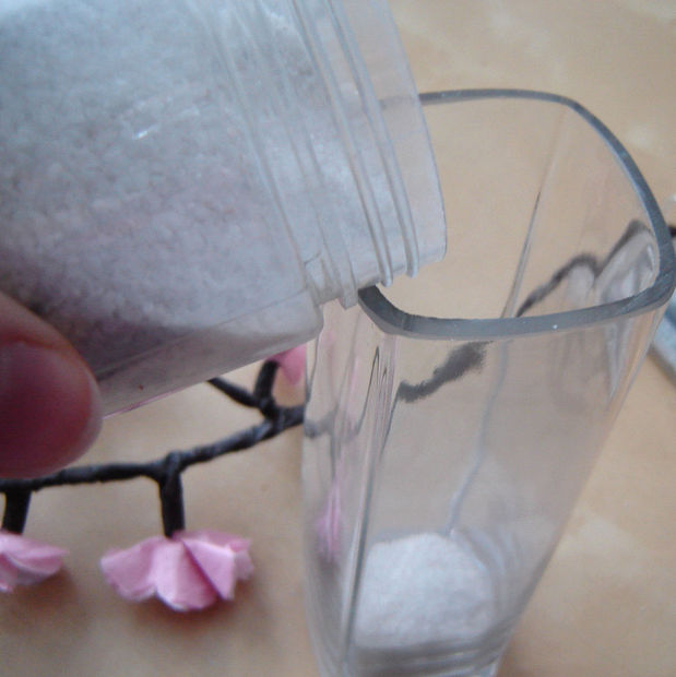 Цветущая вишня из бумаги. Ночник.  Мастер-класс идеи