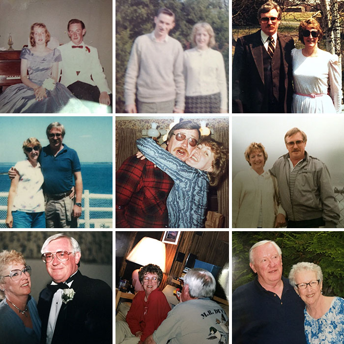 My Grandfather Died Just 5 Short Months After My Grandmother. They Had Been Together For 50 Years. His Friend Set Them Up On A Blind Date Back In High School And The Rest Was History. Here's Pictures Of Them Throughout Their Many Years Of Unconditional Love Together