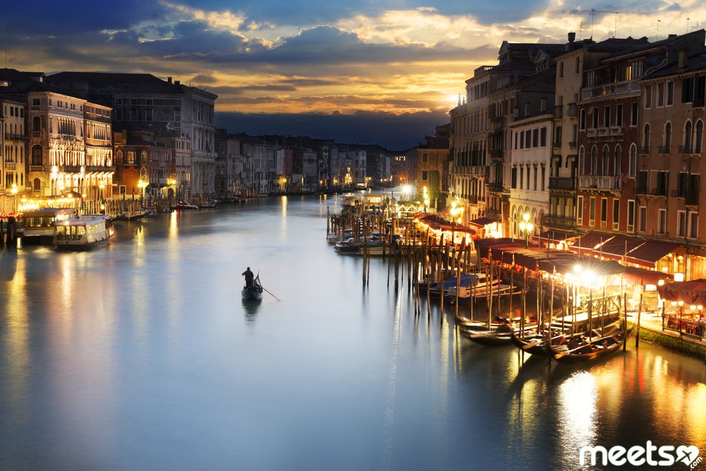 Grand Canal at night