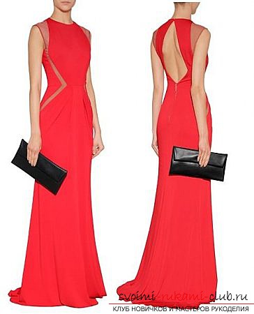 Шьём платье в пол своими руками. Фото №1