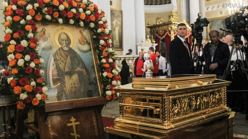 Фото мощей николая чудотворца