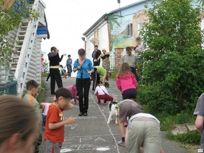 Детский православный лагерь в деревне Визябож