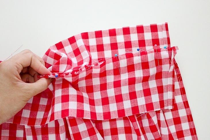 Фартук с широким поясом без выкройки: мастер-класс Фартук с широким поясом без выкройки: мастер-класс женские хобби