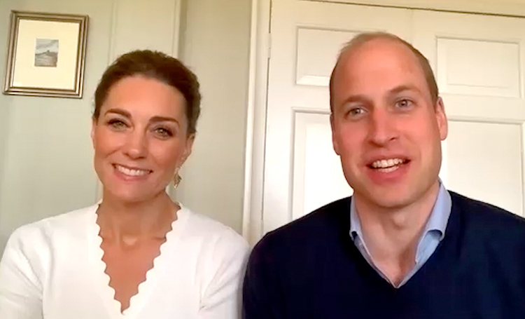 Кейт Миддлтон и принц Уильям отметили годовщину конференцией в Zoom