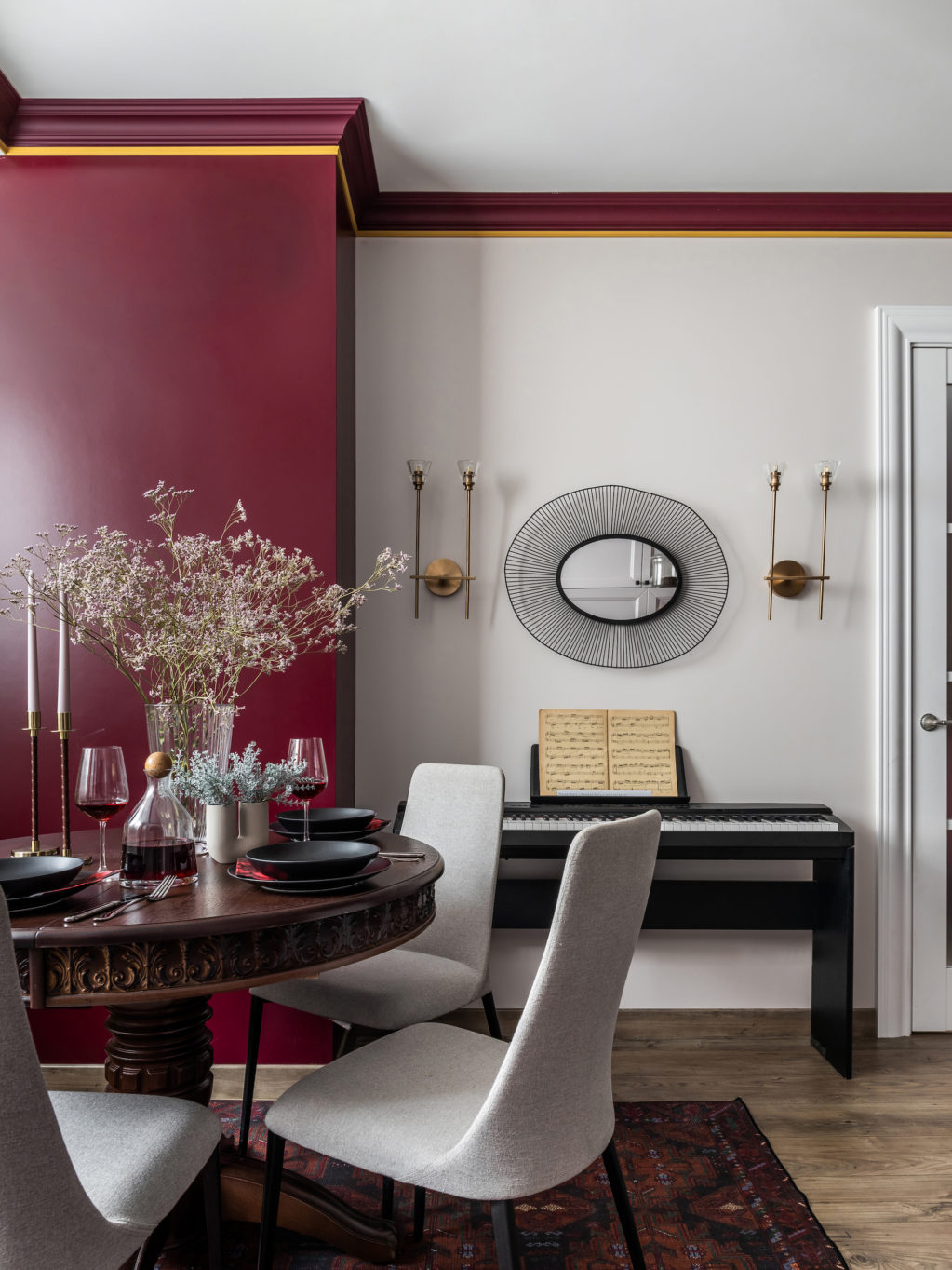 Цветная квартира в Самаре, 49 м² идеи для дома,интерьер и дизайн