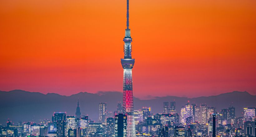 Секрет Токийской телебашни высотой 634 метра — как она противостоит землетрясениям архитектура,Путешествия,фото