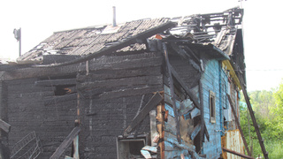 Последствия пожара в селе Жилино / Фото: ГУ МЧС по Алтайскому краю