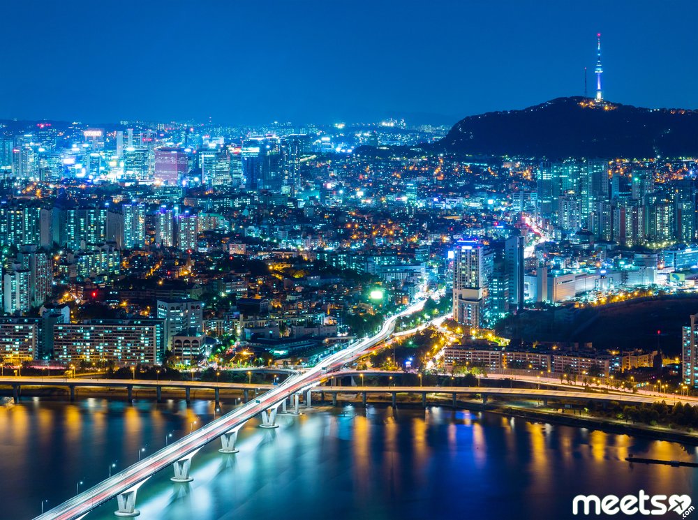 South Korea skyline