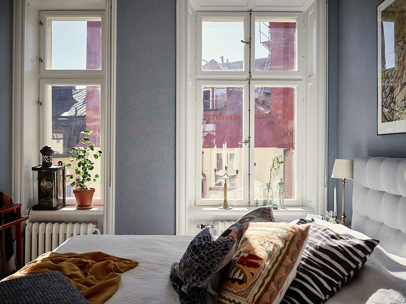 Скандинавская квартира с отдельной цветовой гаммой для каждой комнаты балкон,интерьер и дизайн,квартира,скандинавский стиль,яркие цвета