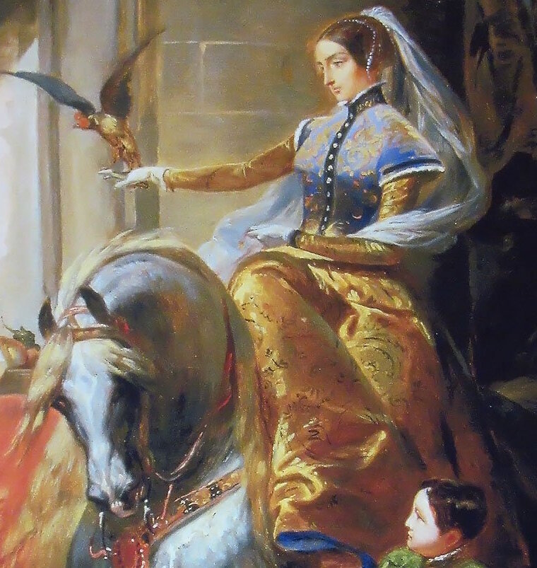 Орас Верне «Портрет княгини Леониллы Витгенштейн верхом на лошади»