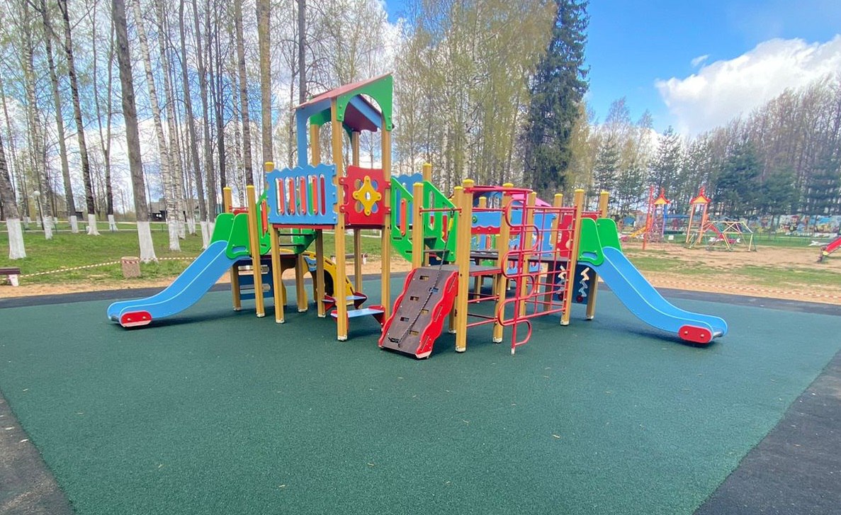 В 2023 году новые детские игровые комплексы установят в 22 муниципалитетах Тверской области