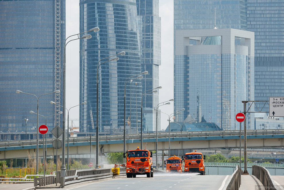 Как моют Москву Как моют Москву