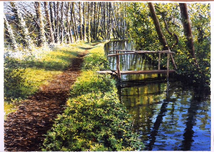 Живая акварель. Картины Джо Фрэнсиса Даудена Живая акварель. Картины Джо Фрэнсиса Даудена