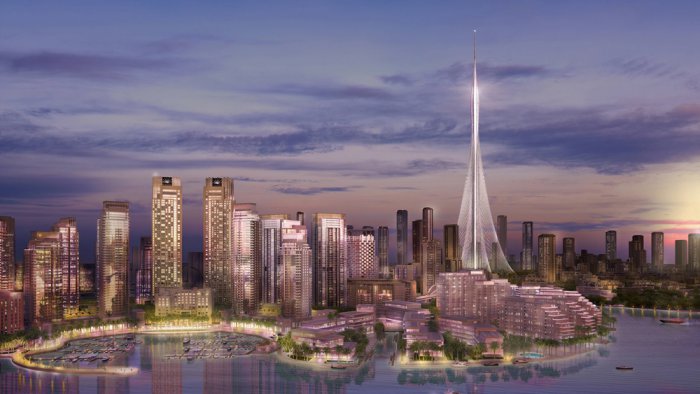 Dubai Creek Tower – самая высокая башня в мире (7 фото)