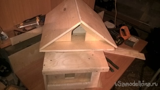 Двухэтажный скворечник в стиле люкс Двухэтажный скворечник в стиле люкс кормушка своими руками