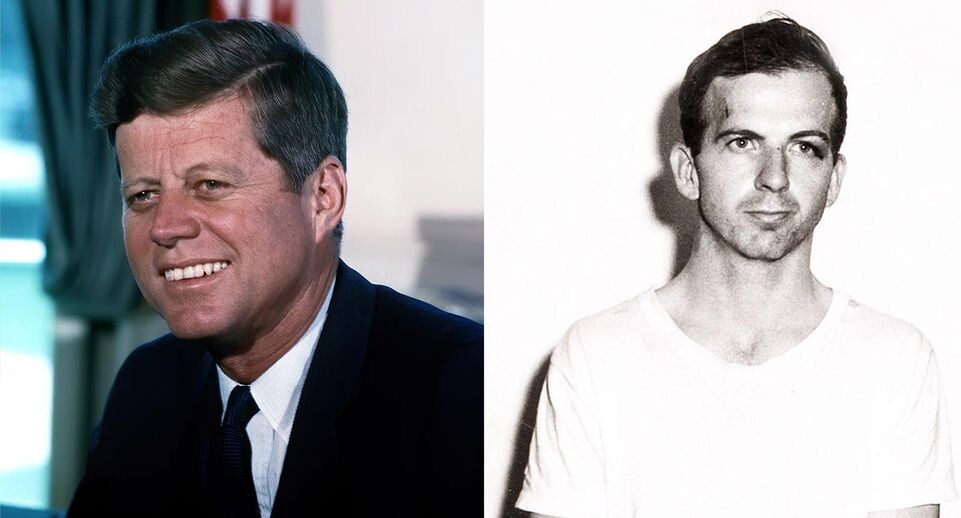    Президент США Джон Фицджералд Кеннеди и его убийца Ли Харви Освальд / Викимедиа