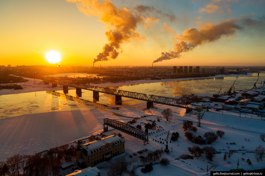 Новосибирск Зимой Фото