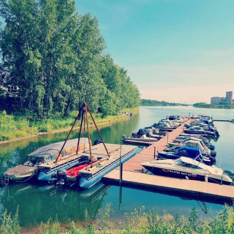 В мэрии назвали 5 мест для катания на катамаранах и лодках в Красноярске