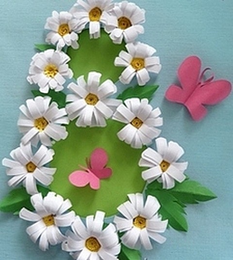 Скоро 8 марта. Пора делать с детками открытки для мам и бабушек!