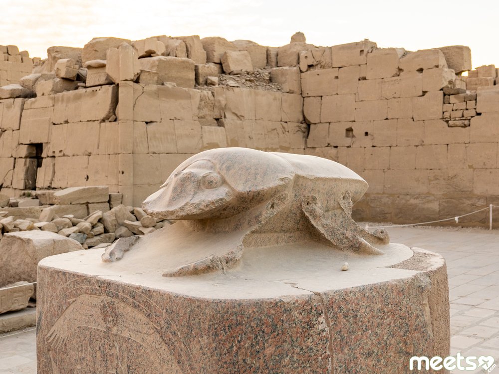 scarab beetle Karnak temple