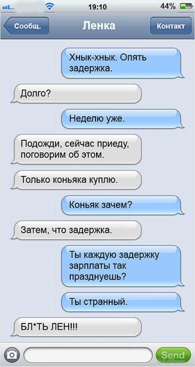 19 ну очень смешных SMS семейной пары