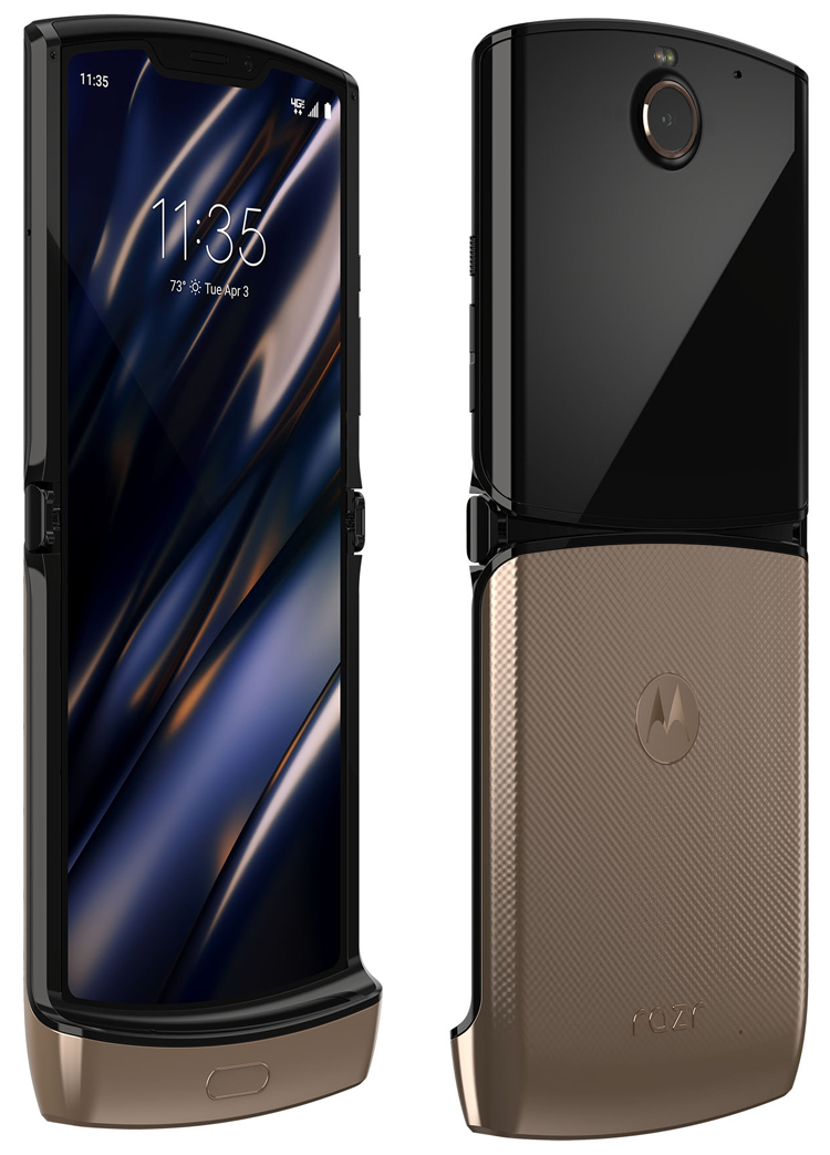 Гибкий смартфон Motorola razr выйдет в цвете Blush Gold новости,смартфон,статья