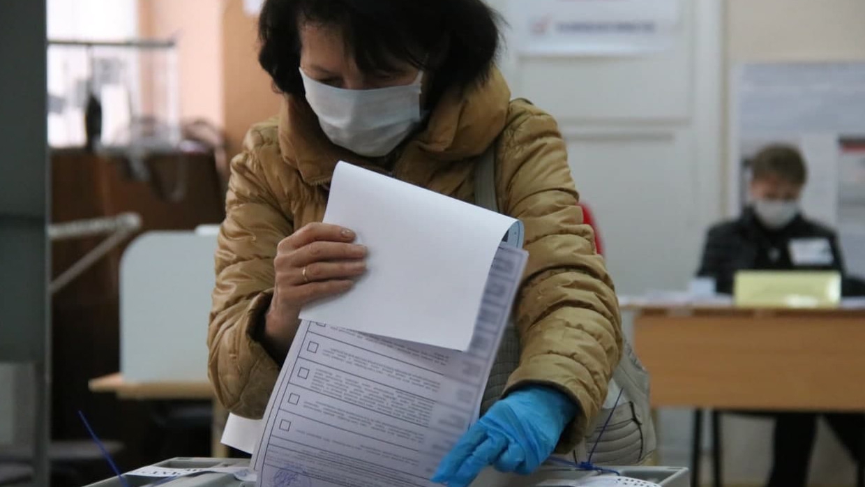 Половина избирателей из Москвы проголосовала на выборах дистанционно